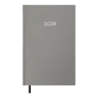 Щоденник датований 2026 Buromax Simple A5 з бумвінілу 320 сторінок сірий (BM.21166-09)