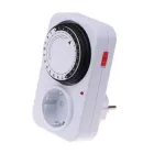 Таймер механічний в розетку 24 години, крок 15 хвилин, 16А 3.5кВт, FRK-D1 (118107)