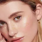 Тимчасове тату на обличчя Золотисті веснянки зірочки 1 шт Podarkus MK099-G