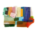 Набір шматочків мозаїки слюда неправильної форми колір мікс Різнобарвний (3002)