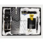 Чоловічий подарунковий набір годинник ремінь краватка ручка запонки парфуми стильний подарунок чоловіку вчителю