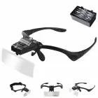 Бінокуляр Окуляри бінокулярні зі світлодіодним підсвічуванням Magnifier 9892B 1.0x-3.5x