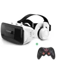 VR Окуляри віртуальної реальності Shinecon SC-G06EB Bluetooth з 3D-ефектом, навушниками для смартфонів з екраном 4.7-7 + джостик Terios X3 Black