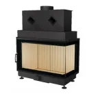 Камінна топка Gavryliv & Sons 86x40x52+R 14,5 кВт, права, рифлений шамот