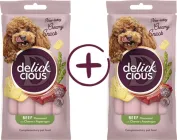 Кремові ласощі для собак Delickcious яловичина з додаванням сиру та спаржі 2 шт 120 г (D6251607)