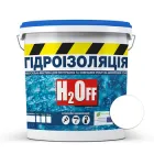 Рідка гідроізоляція універсальна акрилова фарба мастика H2Off SkyLine Біла 1.2 кг