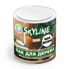 Лак для дерева акриловий Skyline Wood Прозорий Напівматовий 0,75л