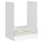 Кухонний модуль під духовку Еверест Еко 600 дуб крафт белый/белый 60х46х82 см (DTM-071019)