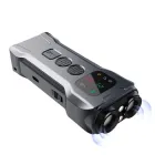 Ультразвуковий відлякувач собак з акумулятором, ліхтариком Р9 2 випромінювачами та дальністю до 15 м Grey (18567)