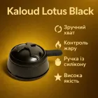 Калауд Kaloud Lotus чорний матовий регулятор жару Лотус екран для вугілля 7см діаметр