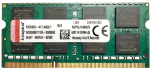 Пам'ять Kingston 8 GB SO-DIMM DDR3L 1600 MHz (KCP3L16SD8/8)