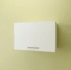 Шафа навісна на кухню 600х402х310 мм під витяжку ДСП верхній кухонний модуль витяжка (К-2) білий