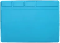 Силіконовий килимок Mechanic V41 / мат термостійкий для паяння та ремонту техніки / 280x200 мм Blue