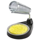 Підставка тримач для паяльника SE-405 чавунна, з губкою для очищення жала