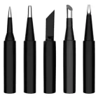 Жала для паяльника 900M, набір 5 шт / 2.4D / 3C / B / I / K / Black