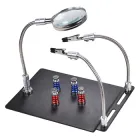 Тримач плат TE-804 з лінзою (d=62 мм, 3x) та магнітними тримачами плат (4 шт)