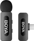 Бездротовий петличний мікрофон Boya BY-V10 Type-C Black