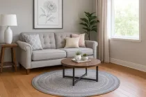 Килим Karat Flex 19347/811 120x120 см (98750797)