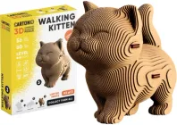 Картонний конструктор Cartonic 3D Puzzle Walking Kitten 56 елементів (CARTMNWALK)