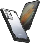 Чохол Ringke Fusion X для Samsung Galaxy S21 Ultra (G998) (8809758109841) Black/Clear