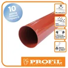 Труба водостічна PROFIL 100 Цегляна 3м
