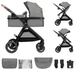 Універсальна коляска 2 в 1 Kinderkraft Esme Grey (KSESME00GRY2000)
