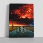 Картина на полотні "Дивні Дива, Stranger Things" 42x30 см (id1196)