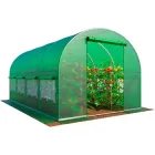 Теплиця садова 4Points 10м2 2,5х4м парник для городу дому дачі з вікнами, Зелений