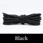 Круглые вощеные шнурки для кожаной обуви FASTLACES P4 Black 150cm