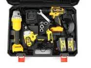 Набір 3в1 АКБ DeWalt 48 V (Шурупокрут + КШМ + Гайковерт ) Набір 3в1 для дому гаража