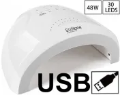 Лампа для манікюру Nail Lamp SUN One USB для покриття нігтів гель лаком, гелем 48W UV/LED White