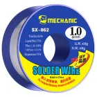 Припій для паяння Mechanic SX862 з каніфольним осердям / Sn 63%, Pb 37% / 60 г / 1.0 мм