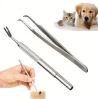 Набір з 2 пінцетів від кліщів для собак та котів 12 см
