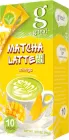 Упаковка напою G'tea на основі зеленого чаю Matcha Latte Mango 10 шт. х 9 г (5060846021688)
