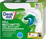 Капсули для прання білих речей Denkmit 3in1 Aktiv Caps 22 шт.