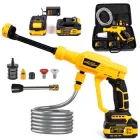 Мийка TigerKraft WSH30 PRO акумуляторна безщіткова (21V, 5 Ah, 40 БАР) АКБ автомийка з дисплеєм ручна