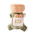 Комбінезон з капюшоном для собак Lesko Lucky 2410SXMJ0173 Green M тедді з петлею для повідця