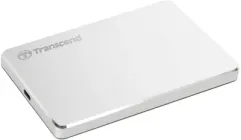 Зовнішній жорсткий диск Transcend 2tb StoreJet 25C3S Silver (TS2TSJ25C3S)