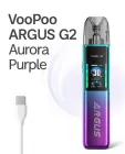 Багаторазова Pod-система VooPoo Argus G2 електронки 1000 мАч вейп до 30Вт Вупу Аргус 3 мл Aurora Purple