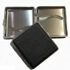 Портсигар на 20 Сигарет Чорний (Еко-Шкіра) Any