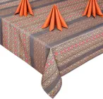 Набір Home Line Обереги Бавовна Скатертина 150х180 см + Серветки 33х33 см 6 шт Теракотовий (199570 HL)