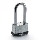 Замок навісний HORST з довгою дужкою HR-LSL-50E ламінована сталь 50 мм