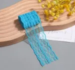 Мереживо Сітка / 4,5 см / АЛЮР / Упаковка - 10 метрів / Бірюзовий