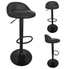 Барний стілець зі спинкою Bonro B-075 чорний (чорна основа)