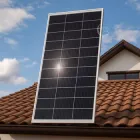 Сонячна панель з ламінованим склом монокристалічна 150Вт Solar Panel, мобільна портативна сонячна батарея для автономного електропостачання, для дому, дачі, кемпінгу, авто та зарядки акумуляторів, TEE-15018