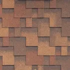 Бітумна черепиця Акваізол Акцент Синай (антик + коричневий + червоний) Колекція 2023-2024
