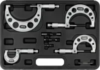 Набір мікрометрів YATO YT-72304 зовнішніх 0-100 мм 4 шт (5906083122330)