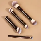 Набір 4 пензлів для нанесення макіяжу, Maange, коричневий