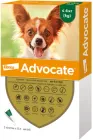 Краплі Elanco (Bayer) Advocate (Адвокат) від заражень ендо та екто паразитами для собак до 4 кг 3 піпетки (4007221037408)