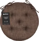 Подушка для стільця Sonex Jordan кругла 40 см пінополіуретан коричнева (SO102558)